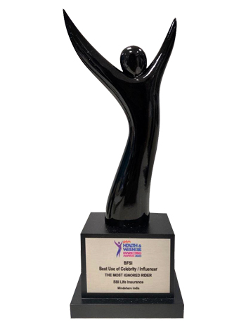 ‘The Most Ignored Rider’ in the category Best use of Celebrity/Influencer at e4m Health & Wellness Marketing Awards 2023