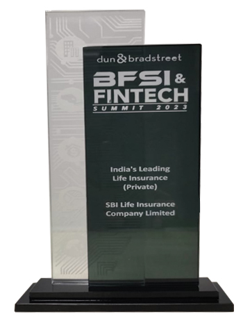 India’s Leading Life Insurance (Private) Company Award at the BFSI & FINTECH Summit 2023
