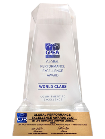 Global Performance Excellence Award (GPEA) 2023 under the 'World Class' category