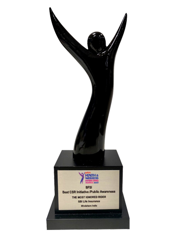The Most Ignored Rider’ in the category Best CSR Initiative/Public Awareness at e4m Health & Wellness Marketing Awards 2023